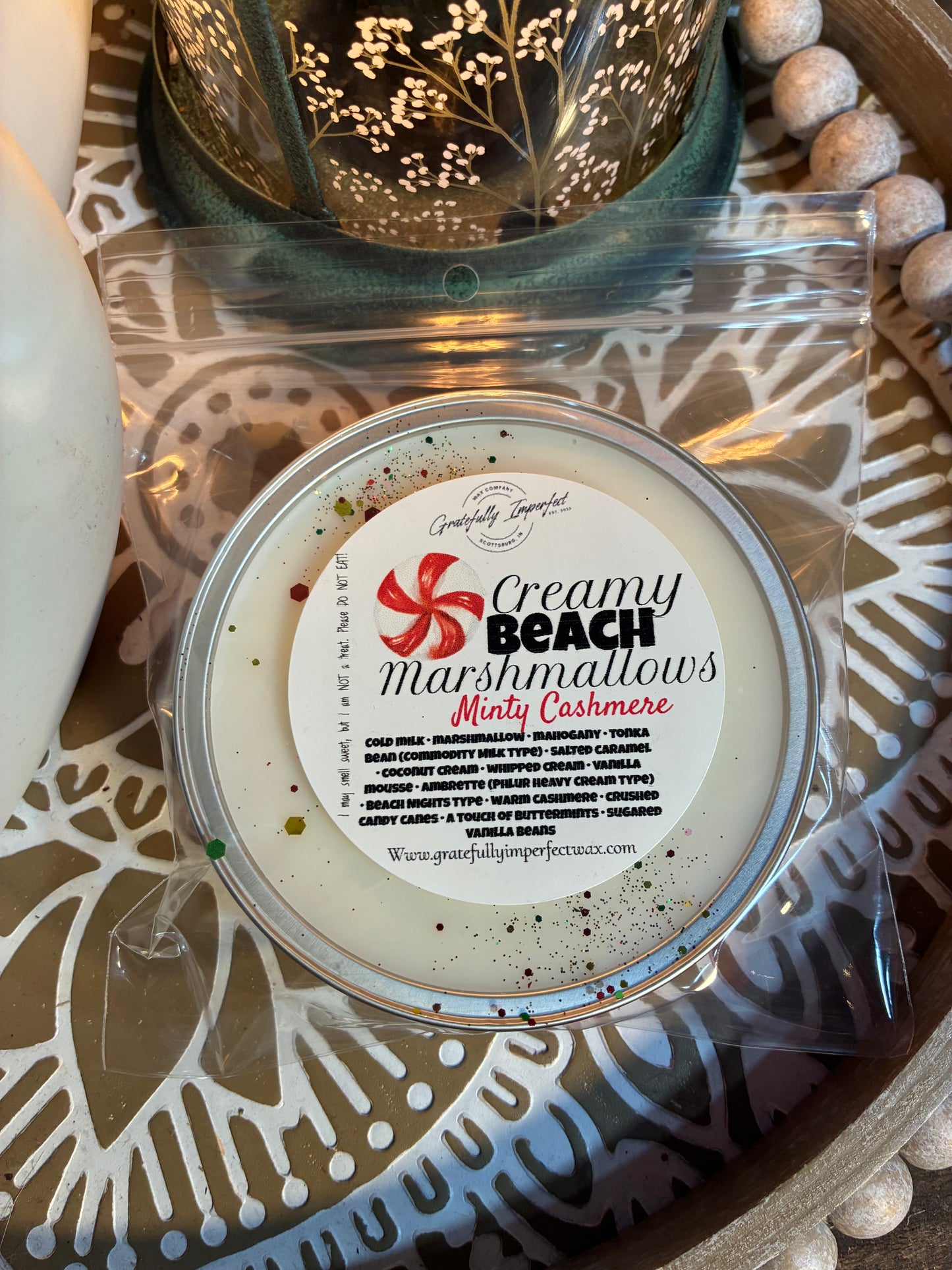 Creamy Beach Marshmallows Minty Cashmere