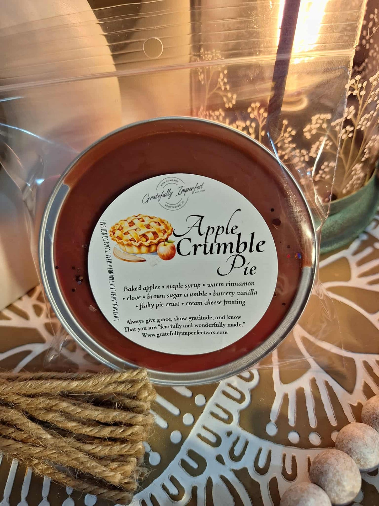 Apple Crumble Pie