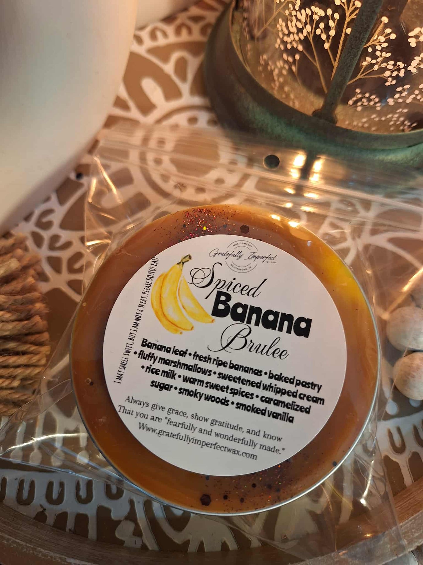 Spiced Banana Brûlée