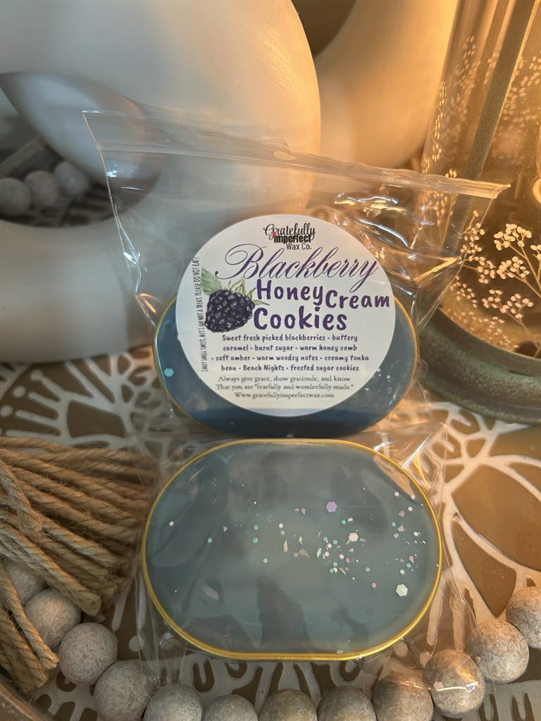 Blackberry Honey Cream Cookies