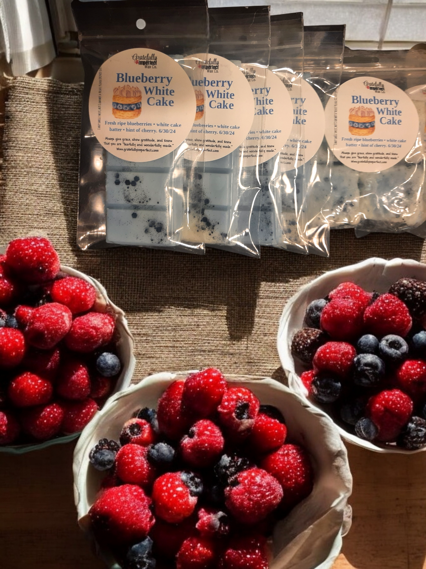 Blueberry White Cake