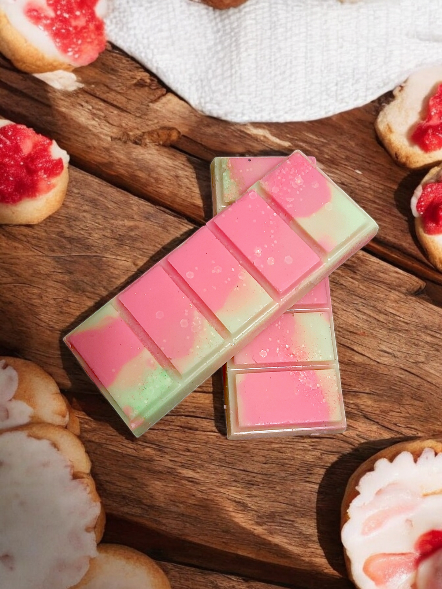 Strawberry Custard Cookies