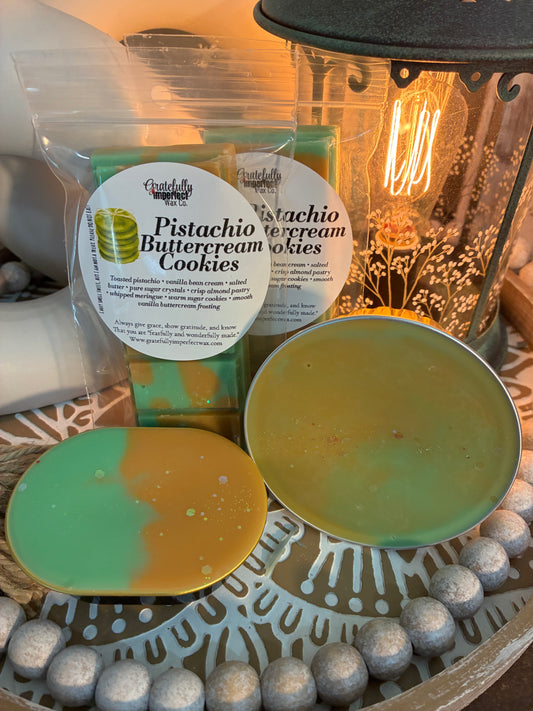 Pistachio Buttercream Cookies