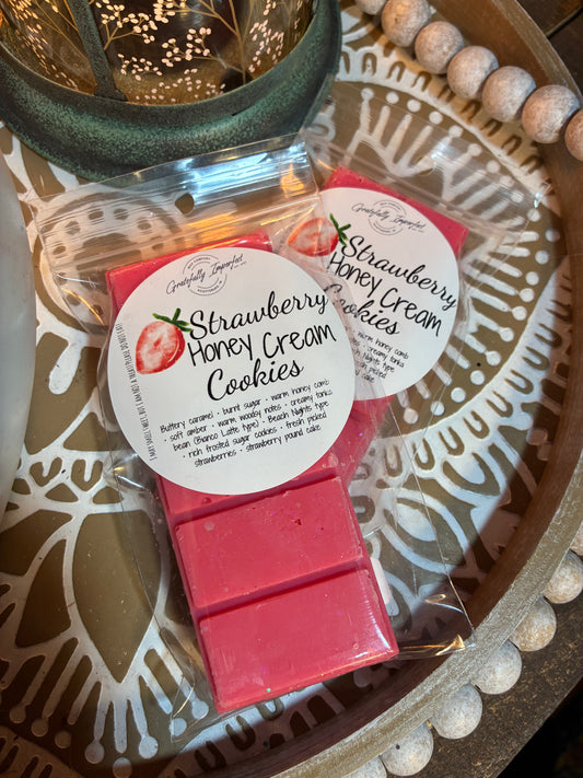 Strawberry Honey Cream Cookies