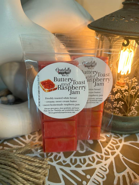 Buttery Toast and Raspberry Jam