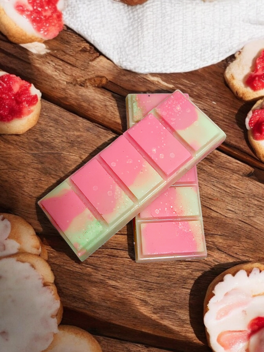 Strawberry Custard Cookies